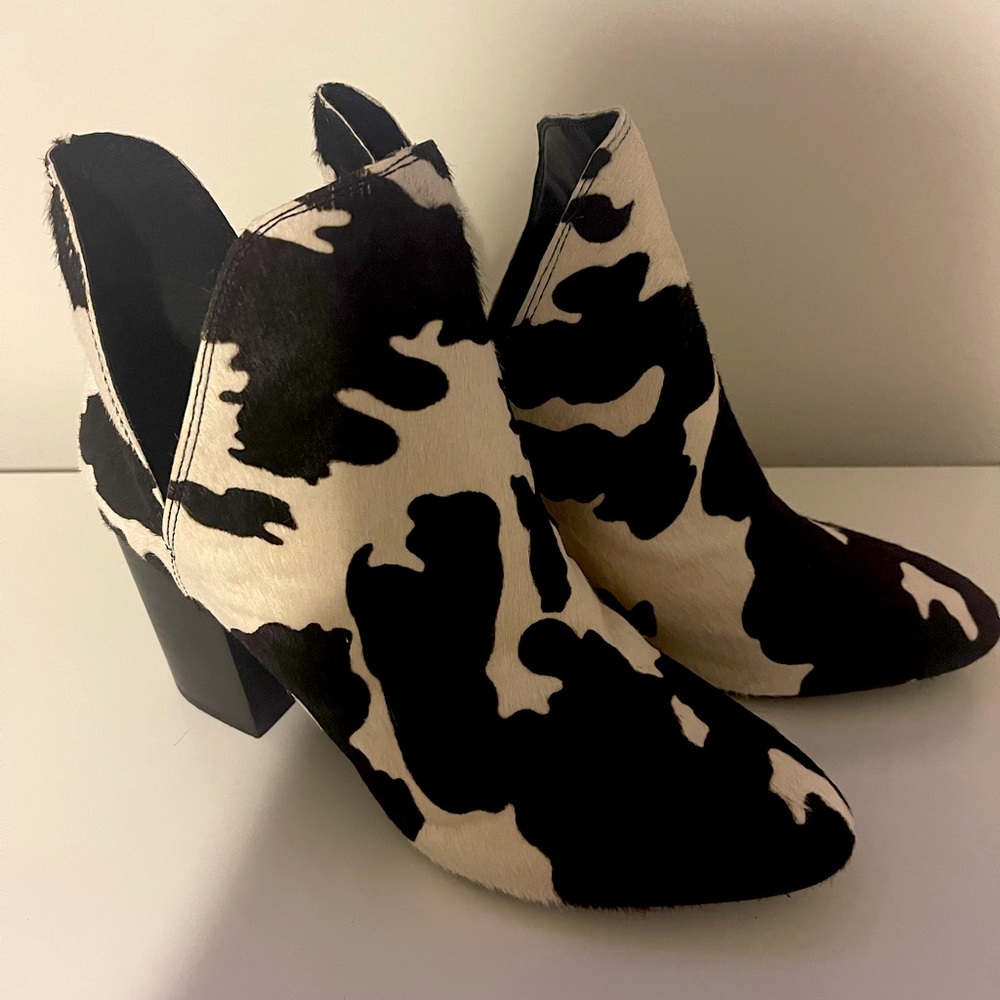 Cowhide Steve Madden Booties